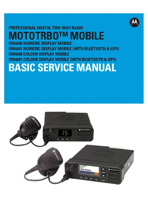 installation information required for the XPR Series Mobile Radios. . Motorola dm4601 installation manual
